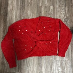 Red Pearl Sweater